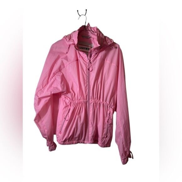 HUNTER medium Pink Windbreaker Jacket - Picture 1 of 4